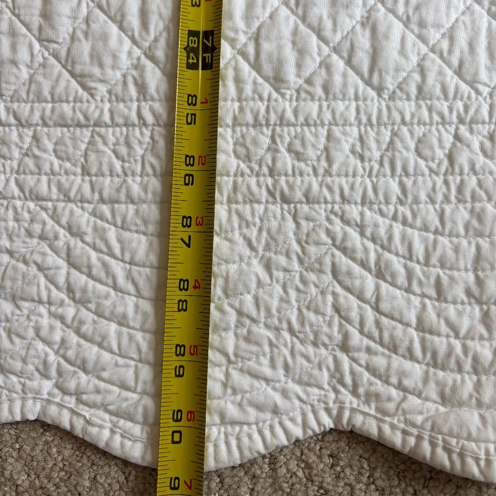 Simply Shabby Chic F/Q 3 piece coverlet set White